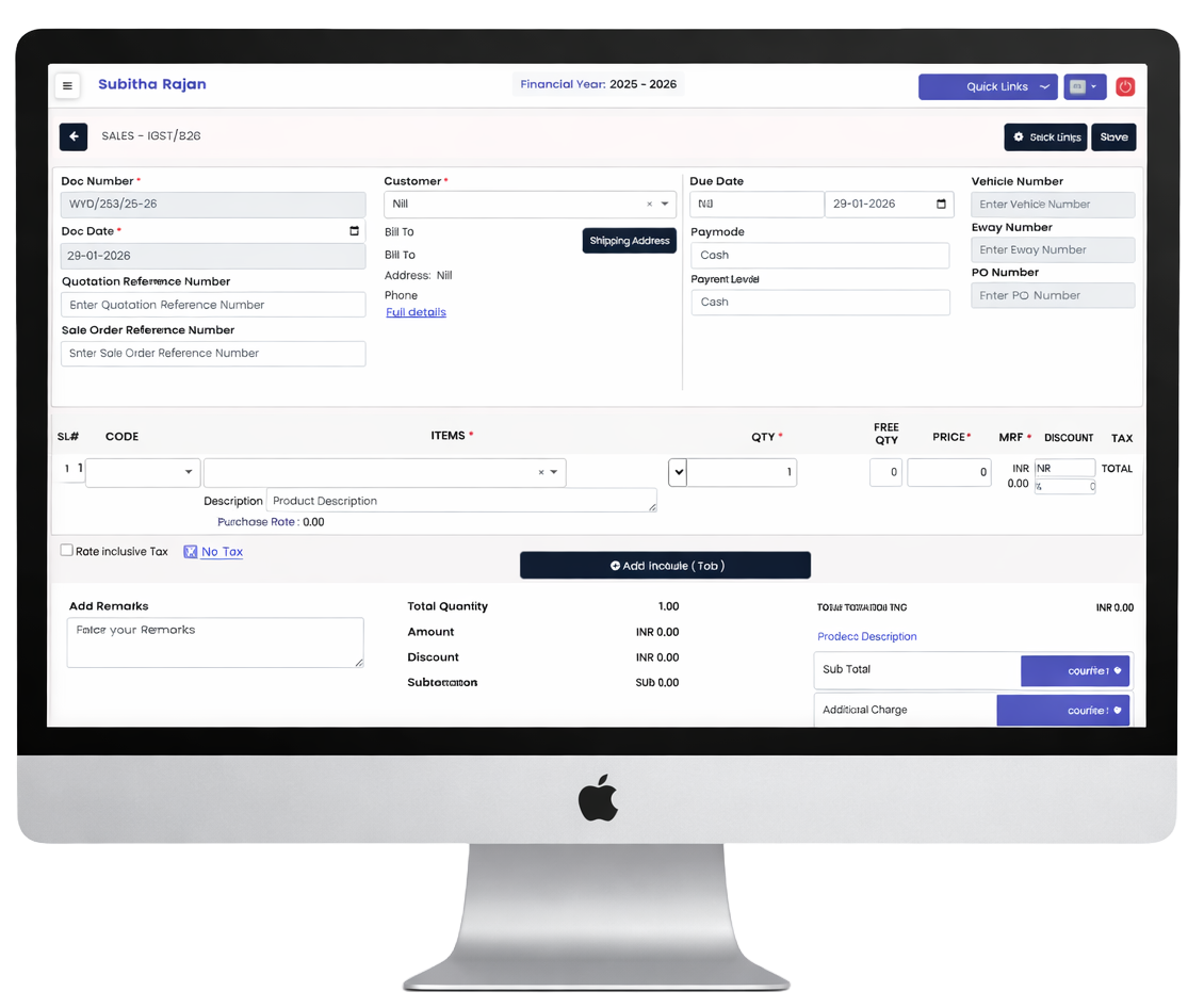 Sales & Purchase Dashboard