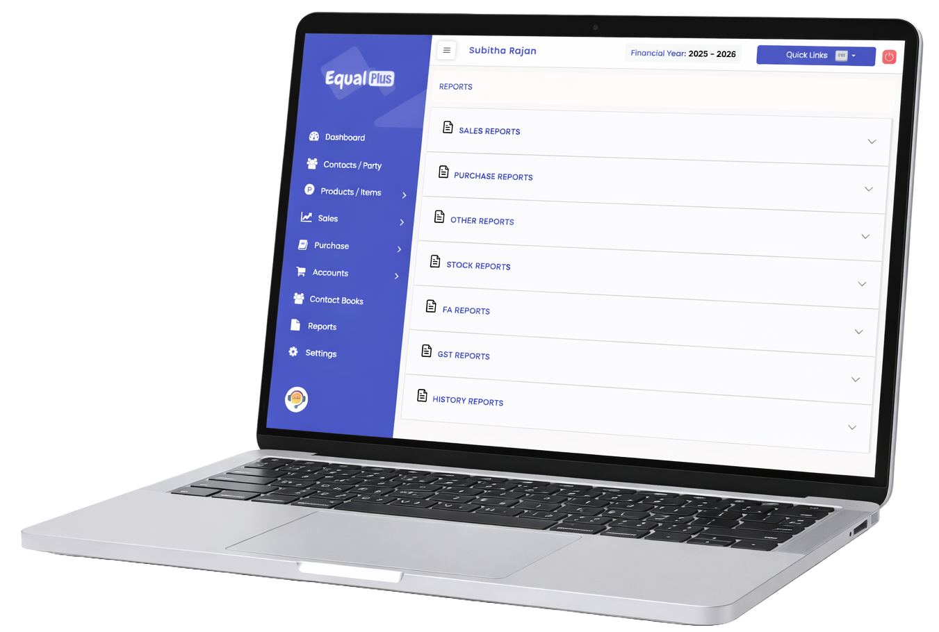 Business Reports Dashboard