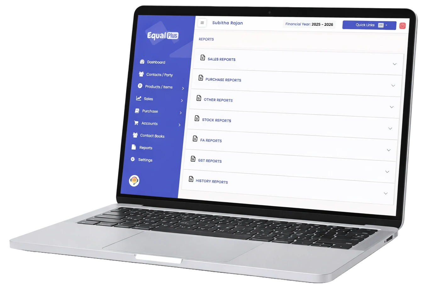 Business Reports Dashboard