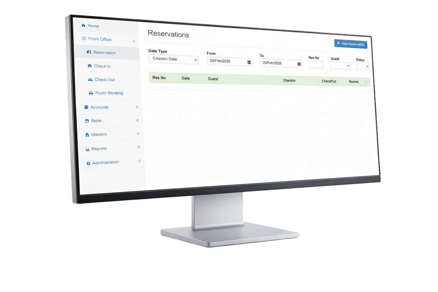 HMS Reservations Dashboard