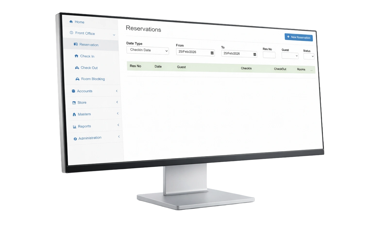 HMS Reservations Dashboard