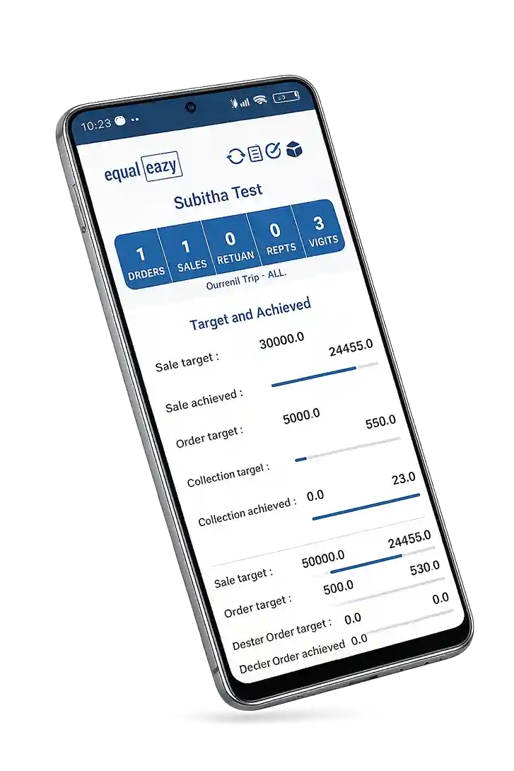 Sales Billing App Screen